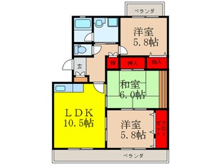 ハイツシャルマンの物件間取画像